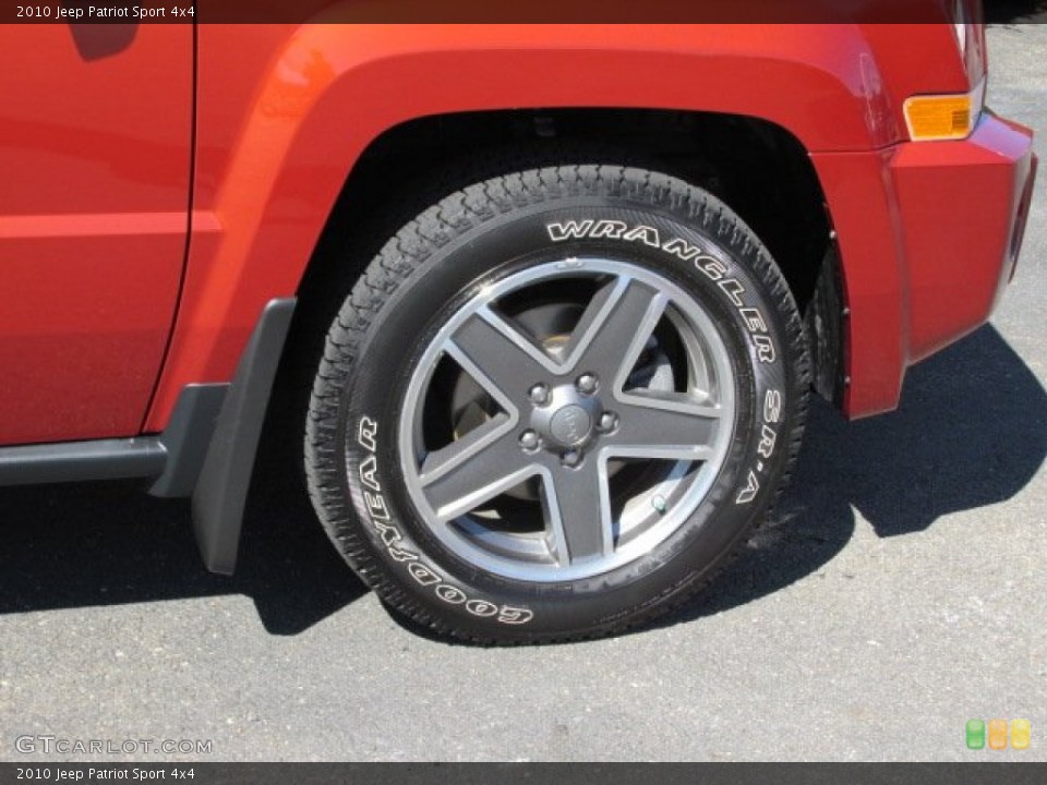 2010 Jeep Patriot Sport 4x4 Wheel and Tire Photo #86200376
