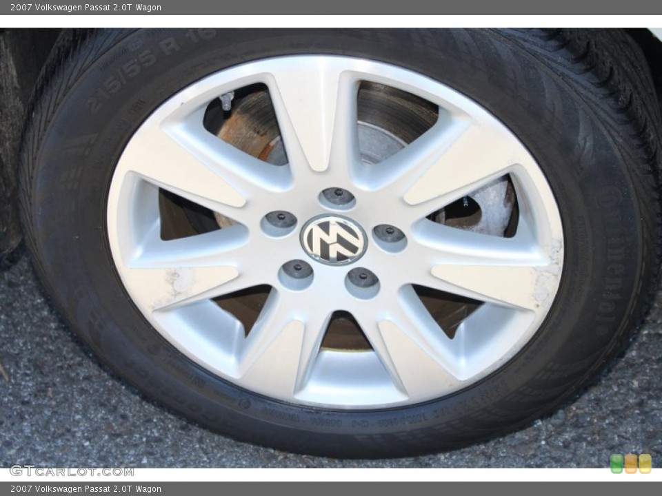 2007 Volkswagen Passat 2.0T Wagon Wheel and Tire Photo #86203481