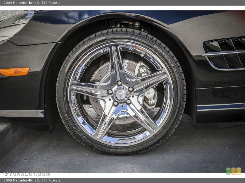2009 Mercedes-Benz SL 550 Roadster Wheel and Tire Photo #86212768