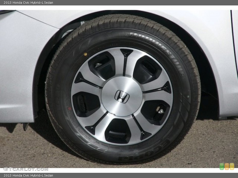 2013 Honda Civic Hybrid-L Sedan Wheel and Tire Photo #86222597