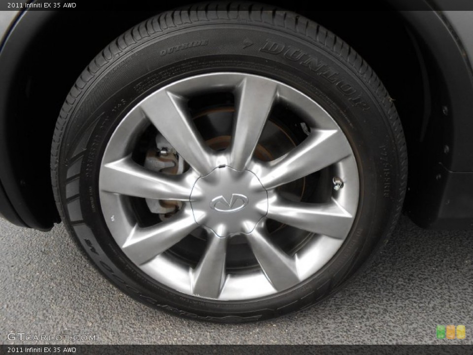 2011 Infiniti EX 35 AWD Wheel and Tire Photo #86224721