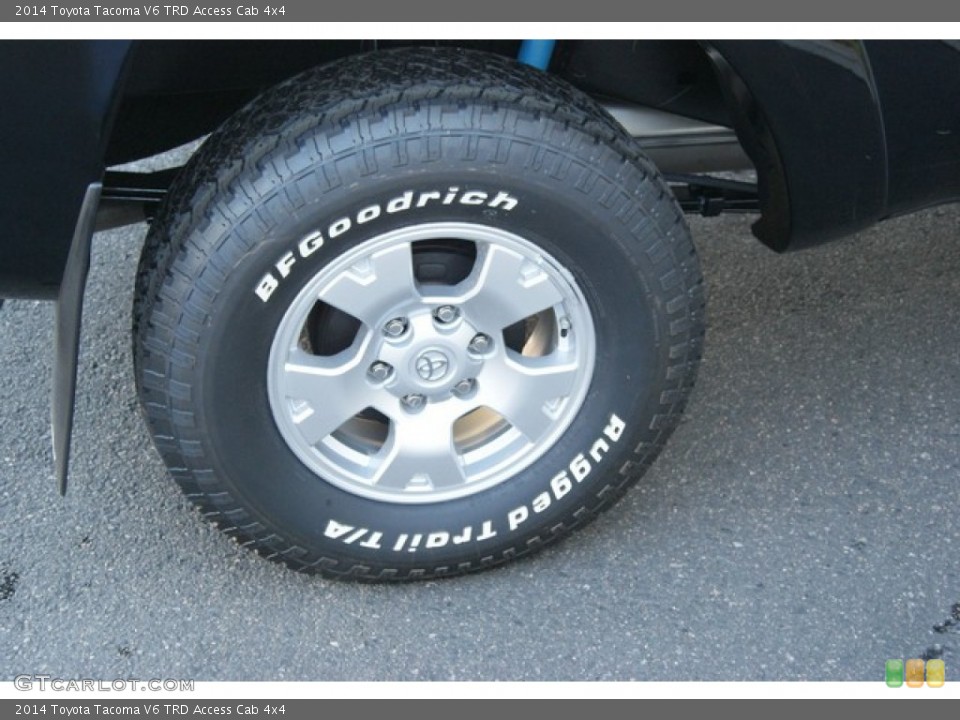 2014 Toyota Tacoma V6 TRD Access Cab 4x4 Wheel and Tire Photo #86226638