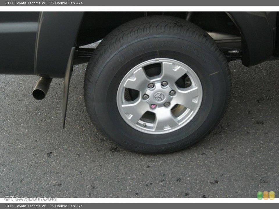 2014 Toyota Tacoma V6 SR5 Double Cab 4x4 Wheel and Tire Photo #86227412