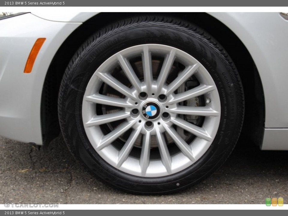 2013 BMW 5 Series ActiveHybrid 5 Wheel and Tire Photo #86242910