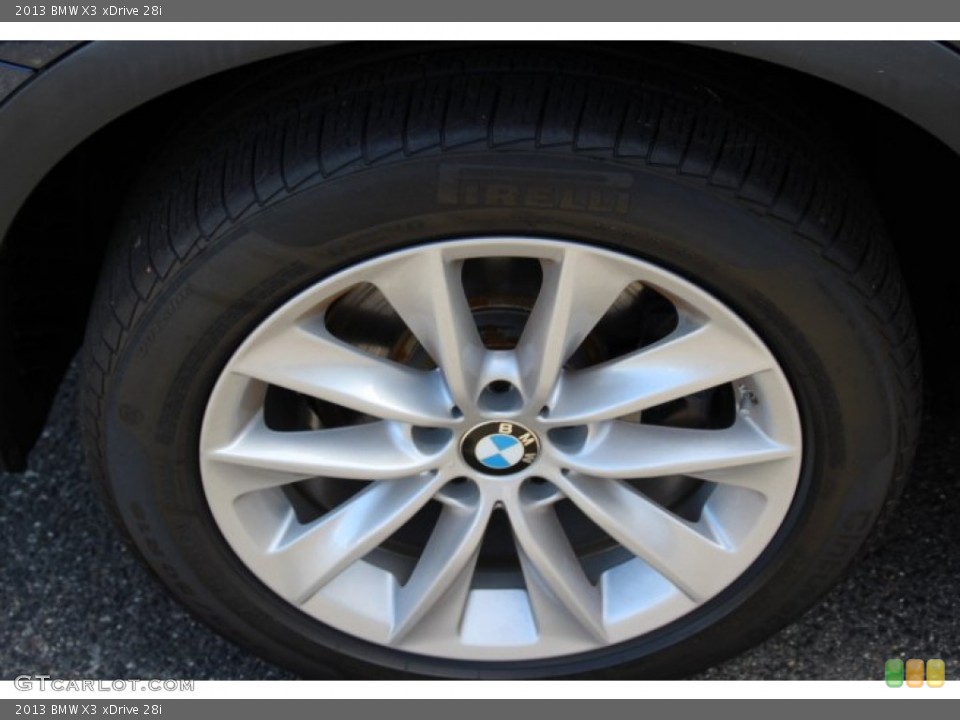 2013 BMW X3 xDrive 28i Wheel and Tire Photo #86244860