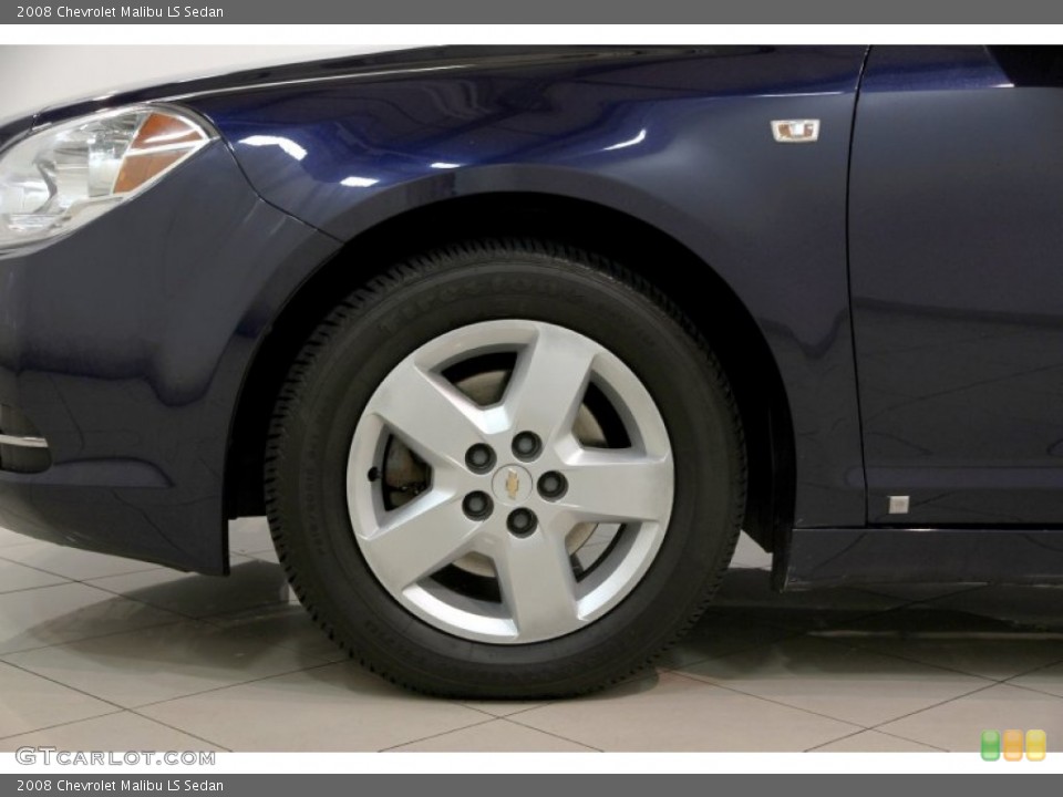 2008 Chevrolet Malibu LS Sedan Wheel and Tire Photo #86246546