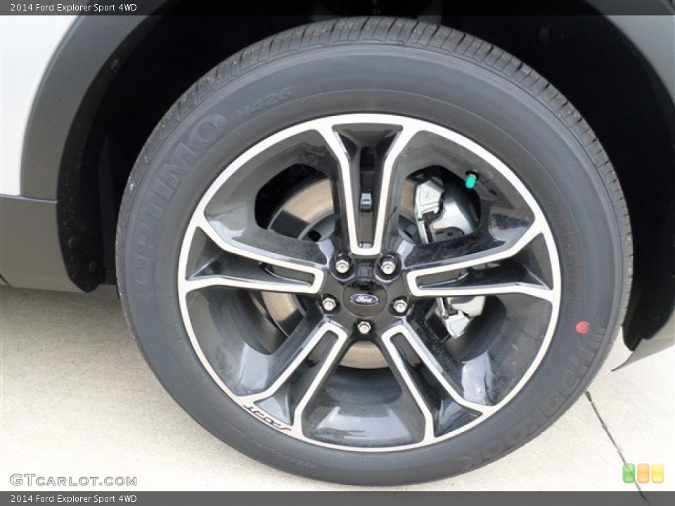 2014 Ford Explorer Sport 4WD Wheel and Tire Photo #86270603