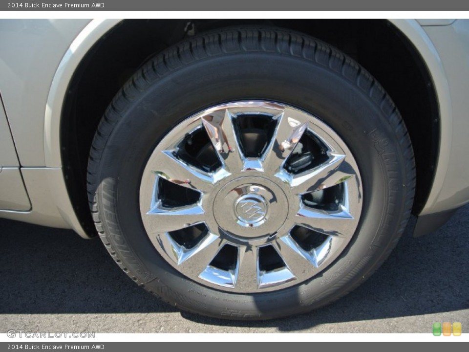 2014 Buick Enclave Premium AWD Wheel and Tire Photo #86273779