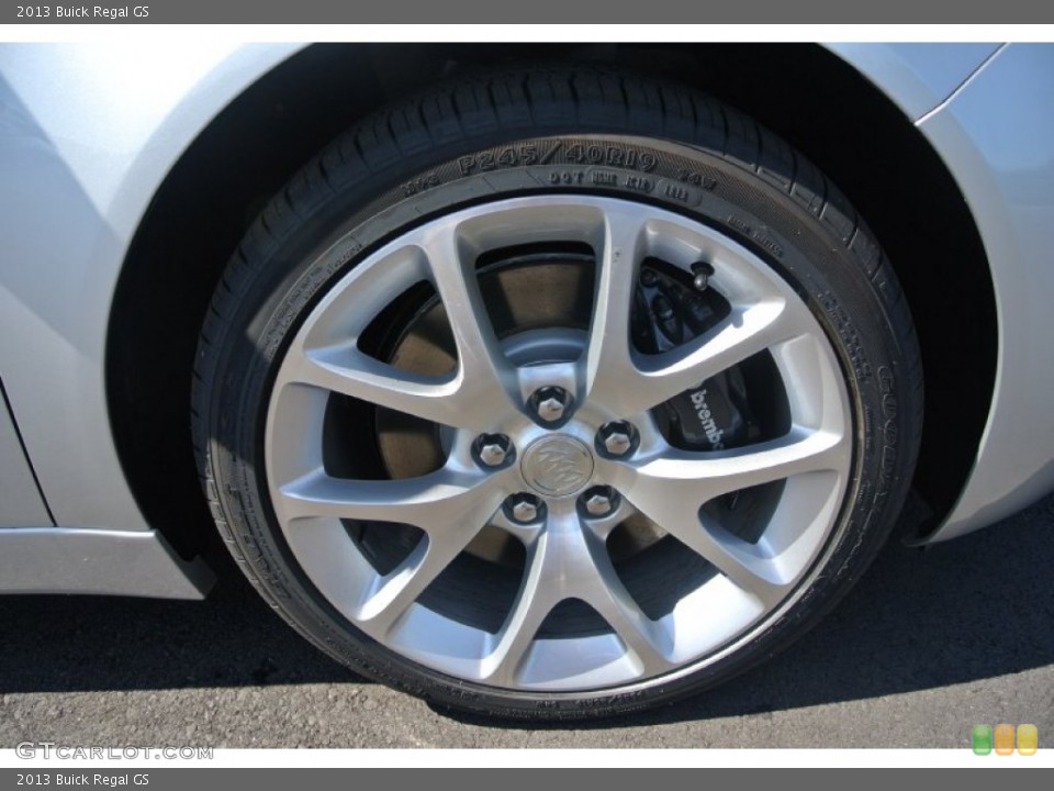 2013 Buick Regal GS Wheel and Tire Photo #86277938