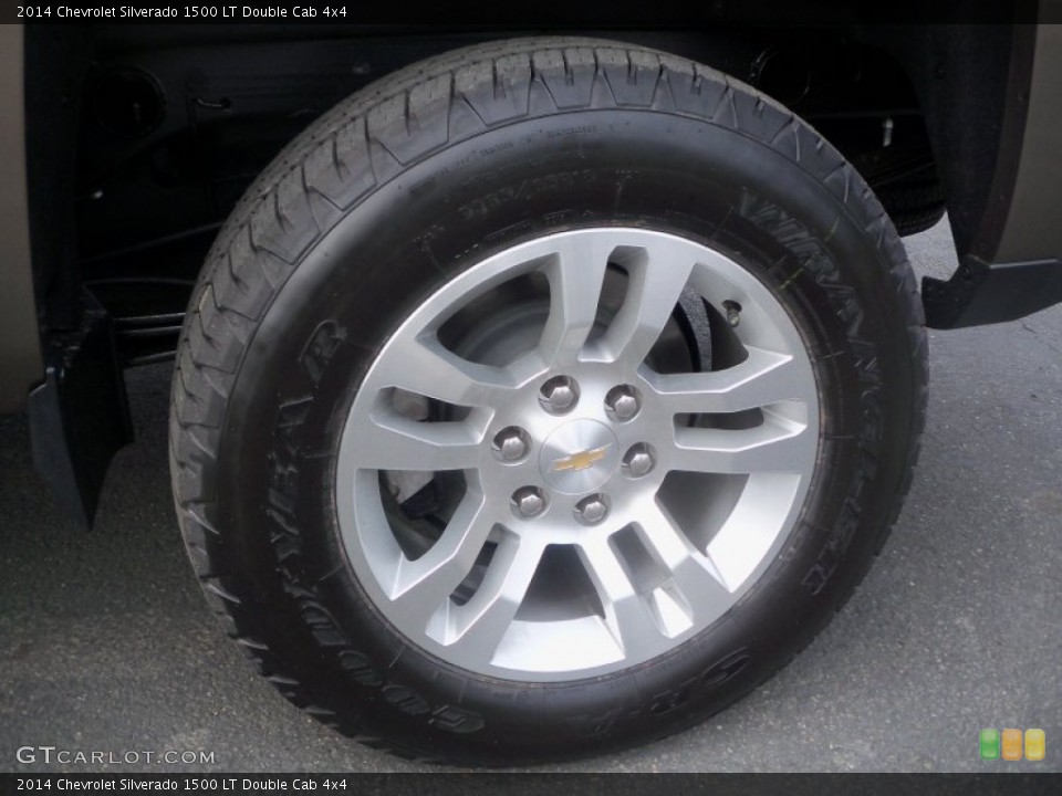 2014 Chevrolet Silverado 1500 LT Double Cab 4x4 Wheel and Tire Photo #86278907