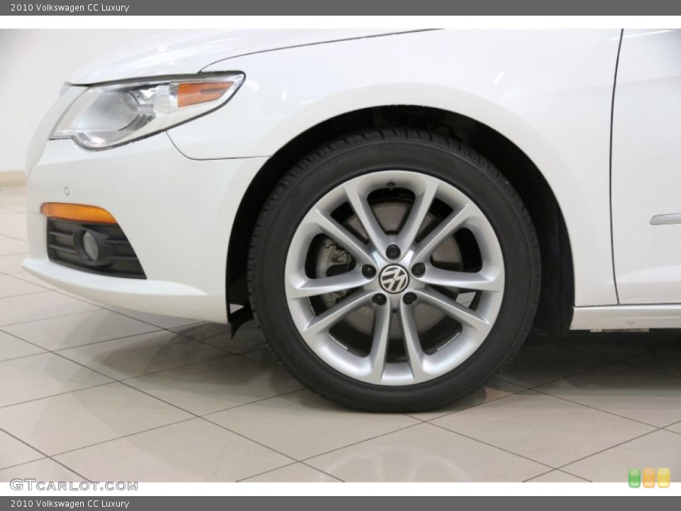 2010 Volkswagen CC Luxury Wheel and Tire Photo #86288003