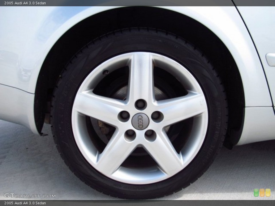 2005 Audi A4 3.0 Sedan Wheel and Tire Photo #86311274