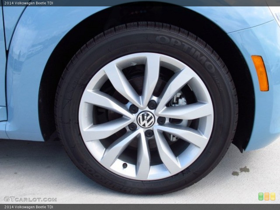 2014 Volkswagen Beetle TDI Wheel and Tire Photo #86312583