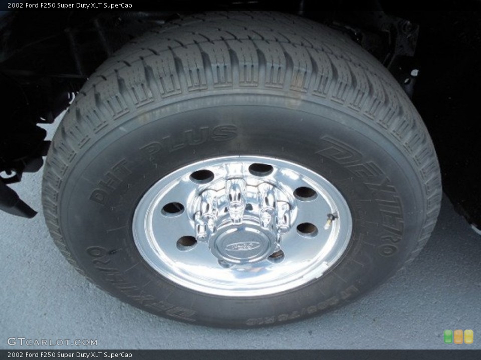 2002 Ford F250 Super Duty XLT SuperCab Wheel and Tire Photo #86328382
