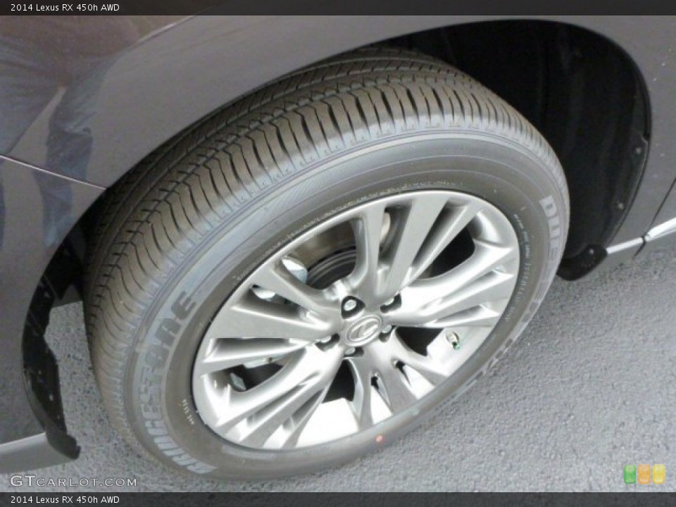 2014 Lexus RX 450h AWD Wheel and Tire Photo #86335867