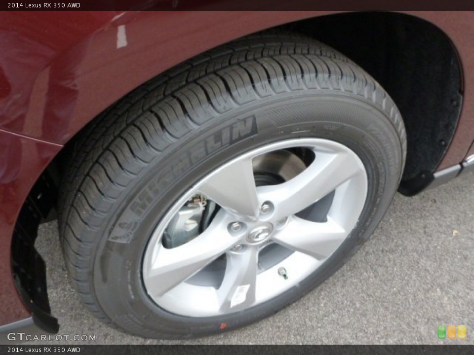 2014 Lexus RX 350 AWD Wheel and Tire Photo #86336944