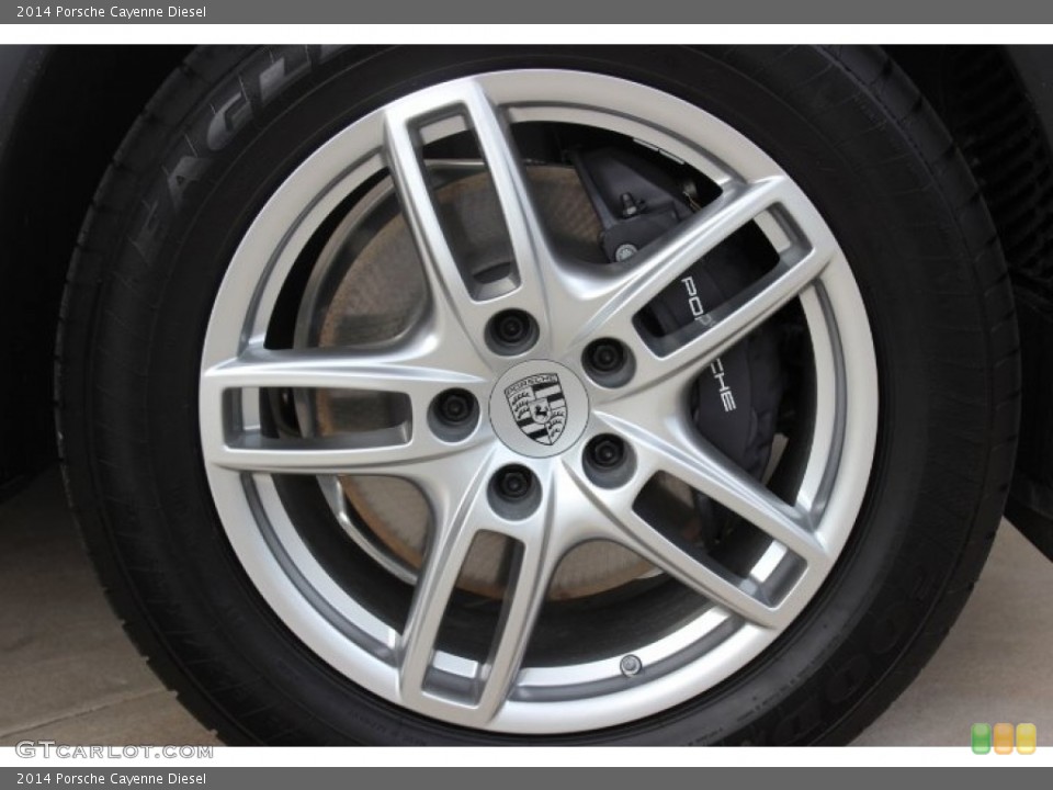 2014 Porsche Cayenne Diesel Wheel and Tire Photo #86337412