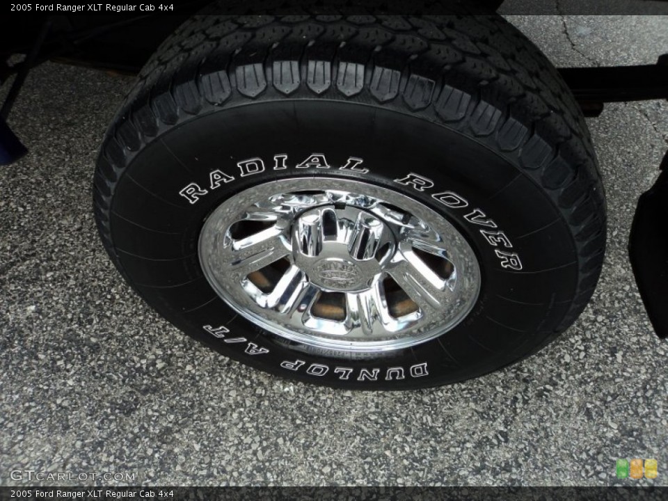 2005 Ford Ranger XLT Regular Cab 4x4 Wheel and Tire Photo #86338804