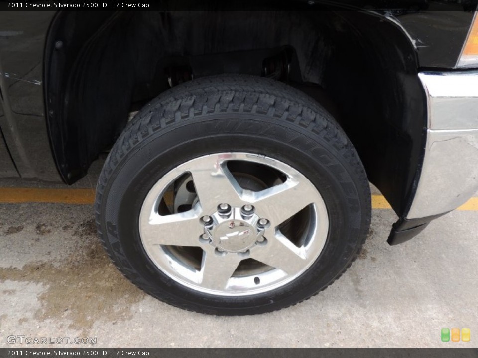 2011 Chevrolet Silverado 2500HD LTZ Crew Cab Wheel and Tire Photo #86342635