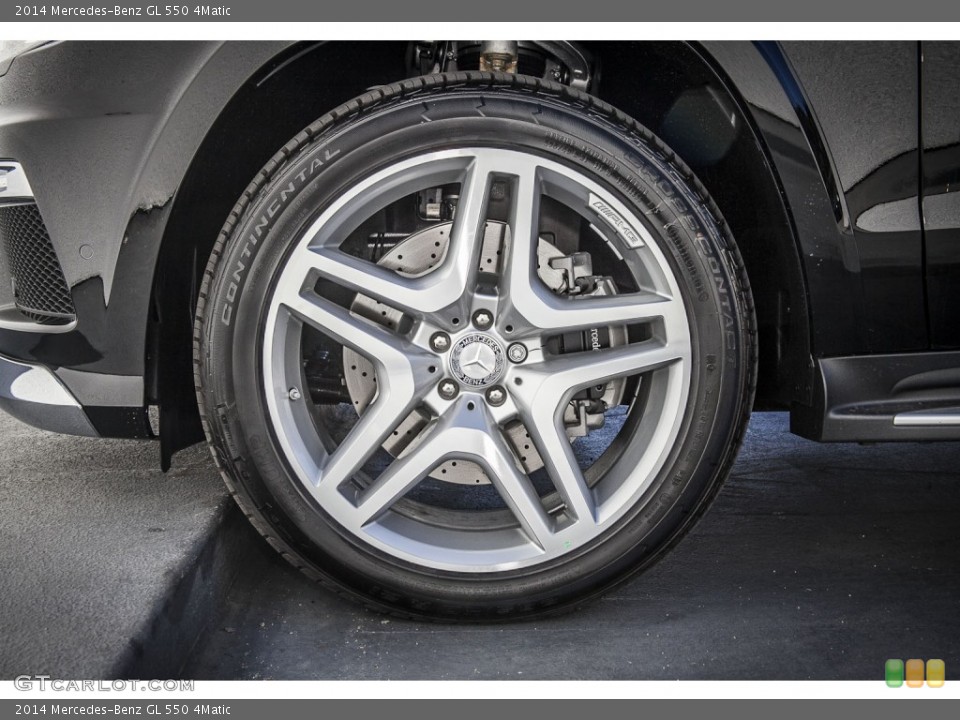 2014 Mercedes-Benz GL 550 4Matic Wheel and Tire Photo #86348545