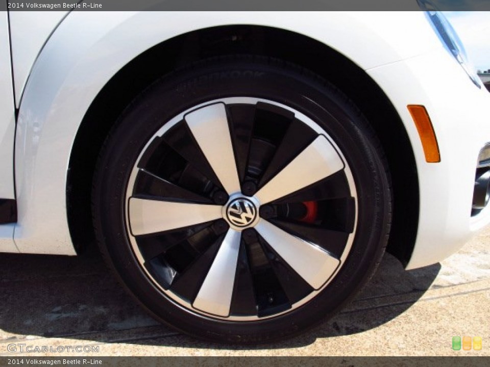 2014 Volkswagen Beetle R-Line Wheel and Tire Photo #86356674
