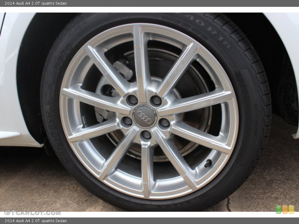 2014 Audi A4 2.0T quattro Sedan Wheel and Tire Photo #86361333