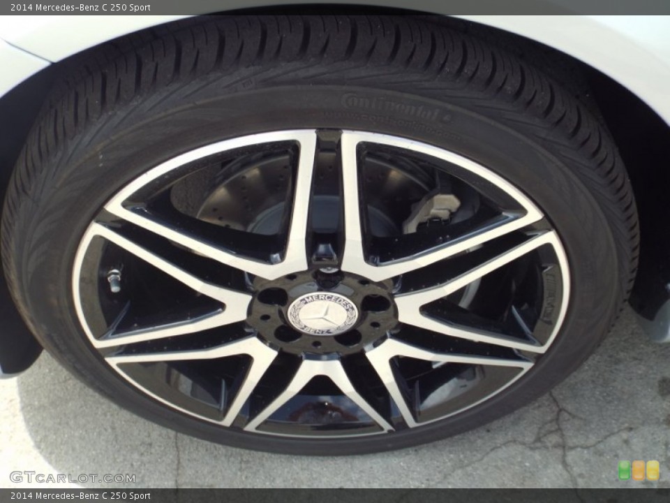 2014 Mercedes-Benz C 250 Sport Wheel and Tire Photo #86367717