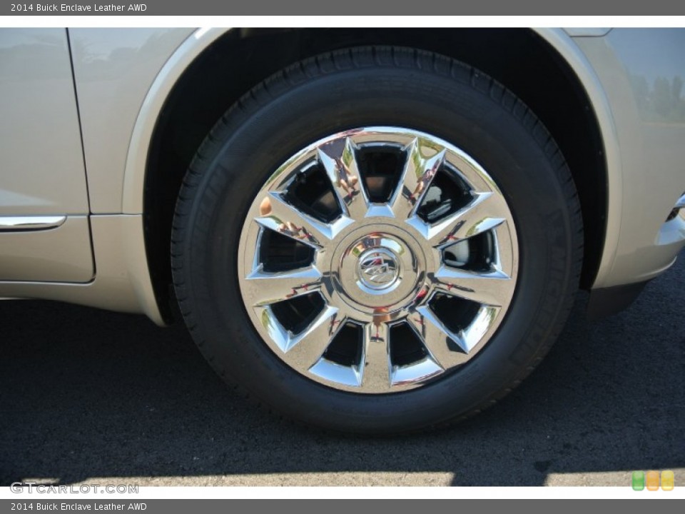 2014 Buick Enclave Leather AWD Wheel and Tire Photo #86376633