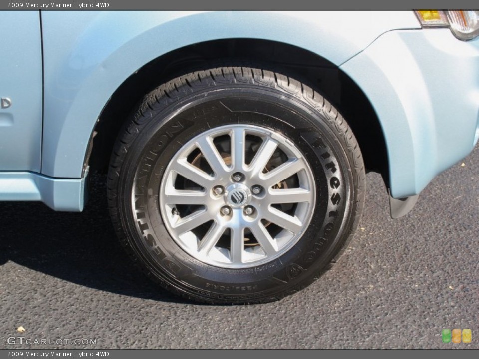 2009 Mercury Mariner Hybrid 4WD Wheel and Tire Photo #86378202
