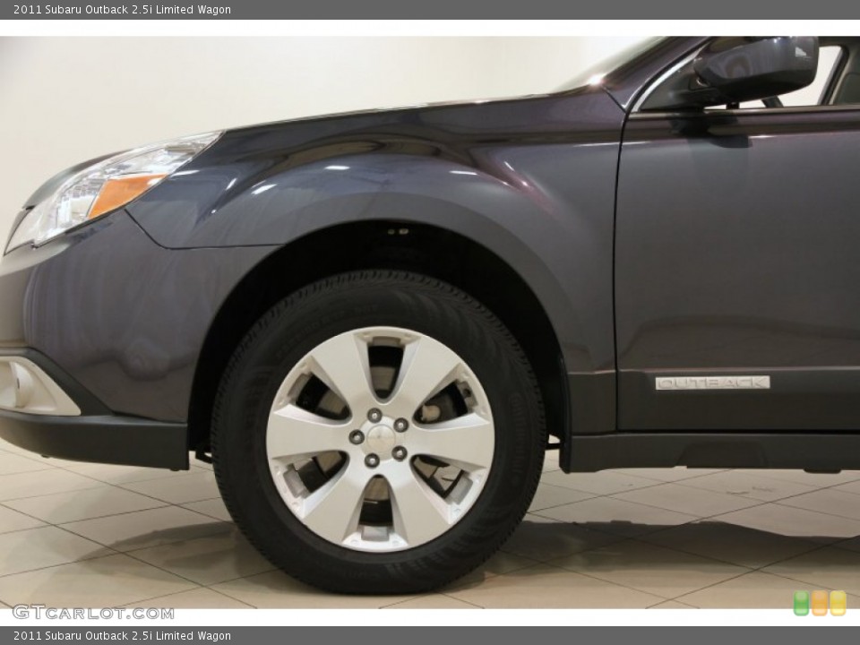 2011 Subaru Outback 2.5i Limited Wagon Wheel and Tire Photo #86386380