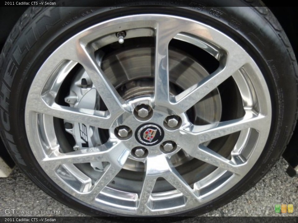 2011 Cadillac CTS -V Sedan Wheel and Tire Photo #86387970