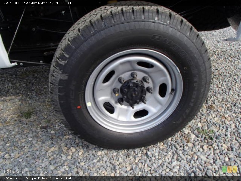 2014 Ford F350 Super Duty XL SuperCab 4x4 Wheel and Tire Photo #86388324