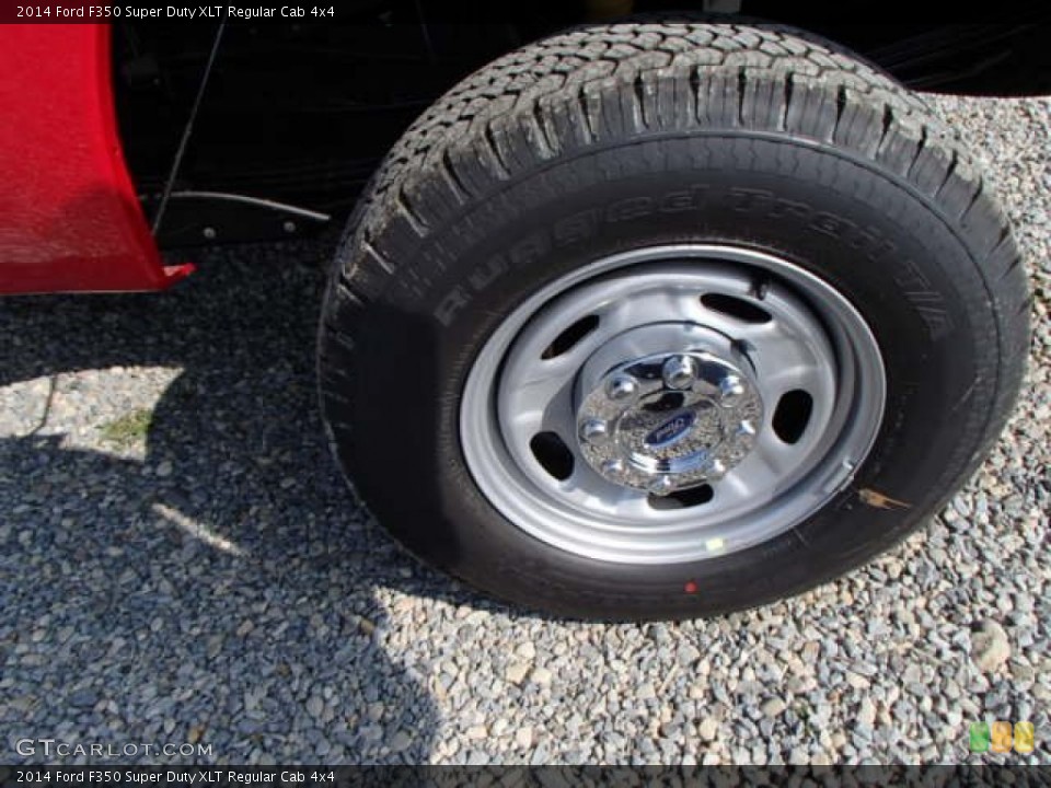 2014 Ford F350 Super Duty XLT Regular Cab 4x4 Wheel and Tire Photo #86388729