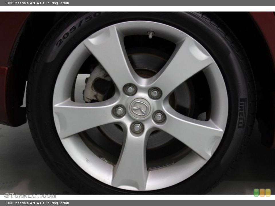 2006 Mazda MAZDA3 s Touring Sedan Wheel and Tire Photo #86400792