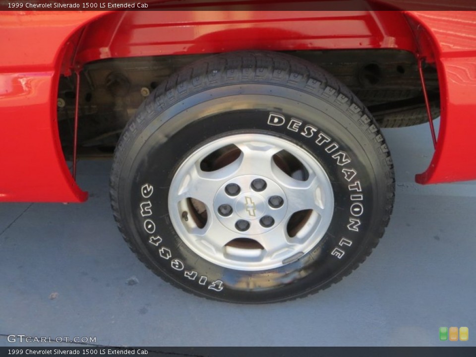 1999 Chevrolet Silverado 1500 LS Extended Cab Wheel and Tire Photo #86410043