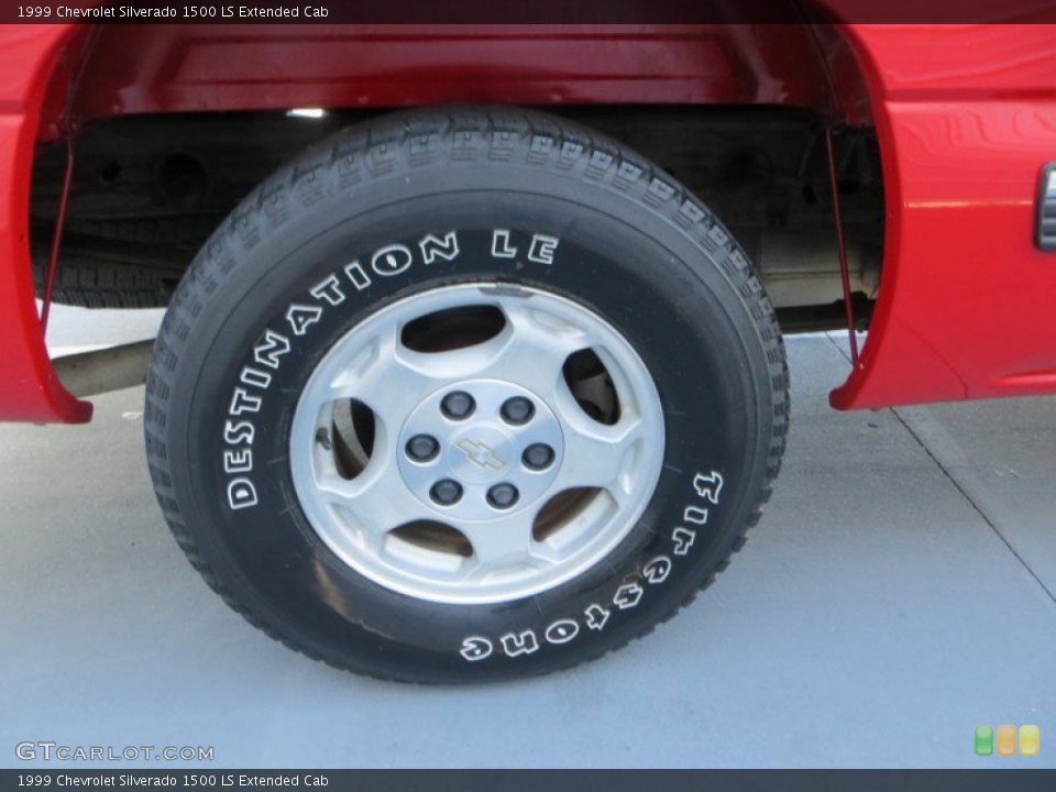 1999 Chevrolet Silverado 1500 LS Extended Cab Wheel and Tire Photo #86410061