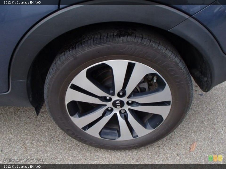 2012 Kia Sportage EX AWD Wheel and Tire Photo #86412350