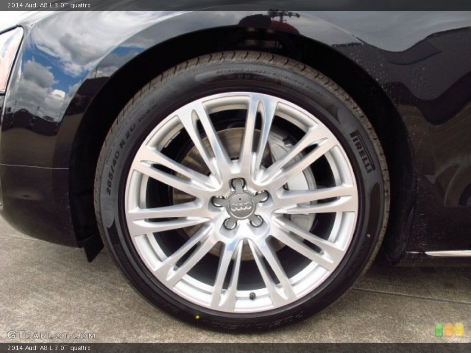 2014 Audi A8 L 3.0T quattro Wheel and Tire Photo #86438298