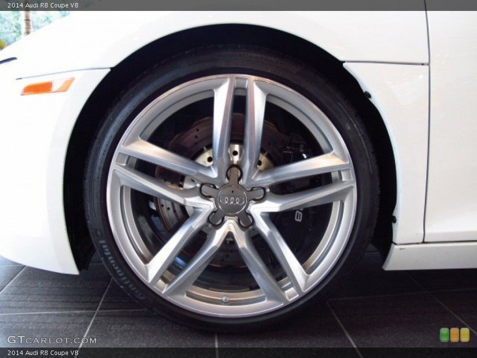2014 Audi R8 Coupe V8 Wheel and Tire Photo #86438907