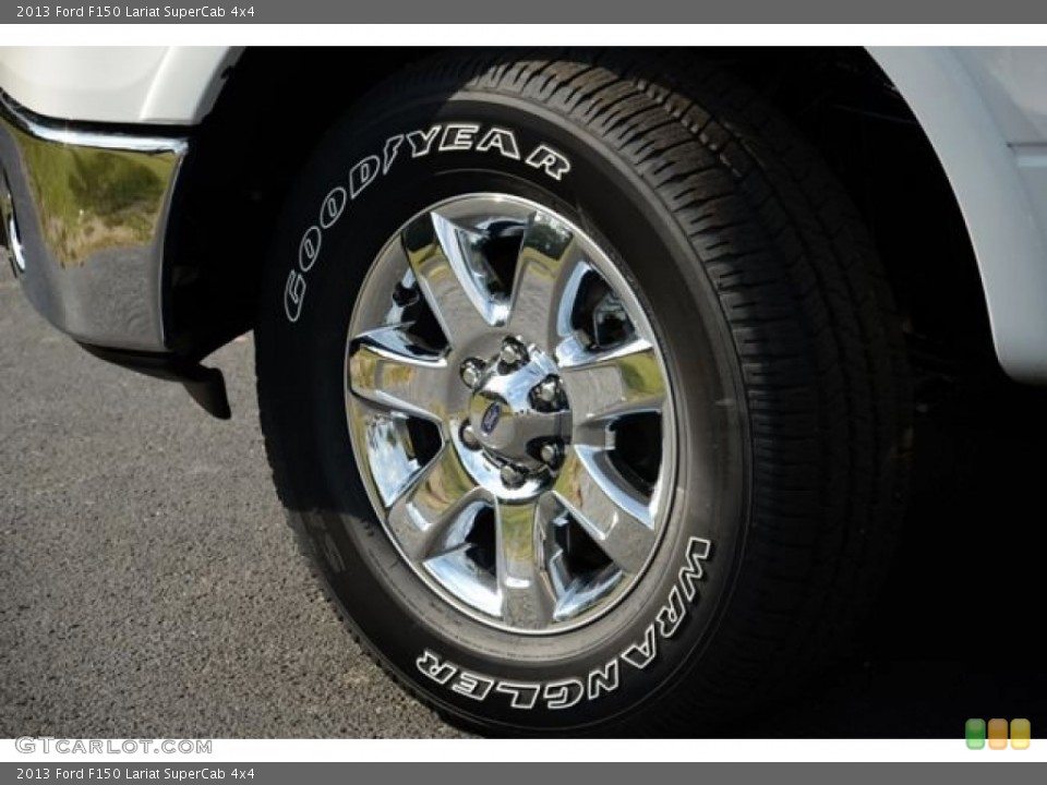 2013 Ford F150 Lariat SuperCab 4x4 Wheel and Tire Photo #86439027