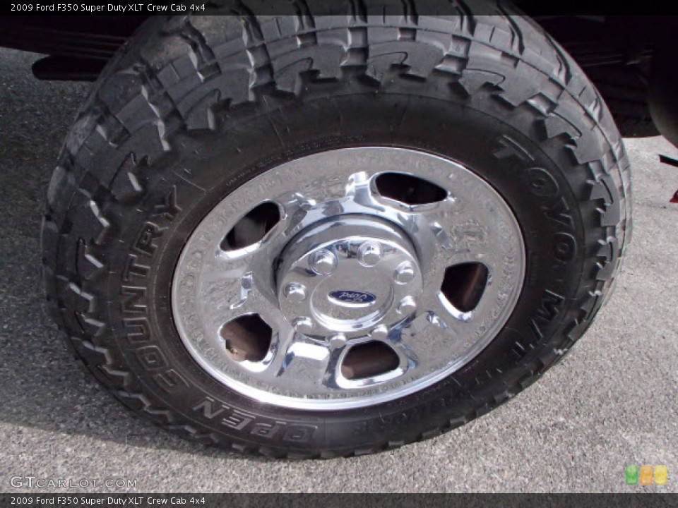 2009 Ford F350 Super Duty XLT Crew Cab 4x4 Wheel and Tire Photo #86446428