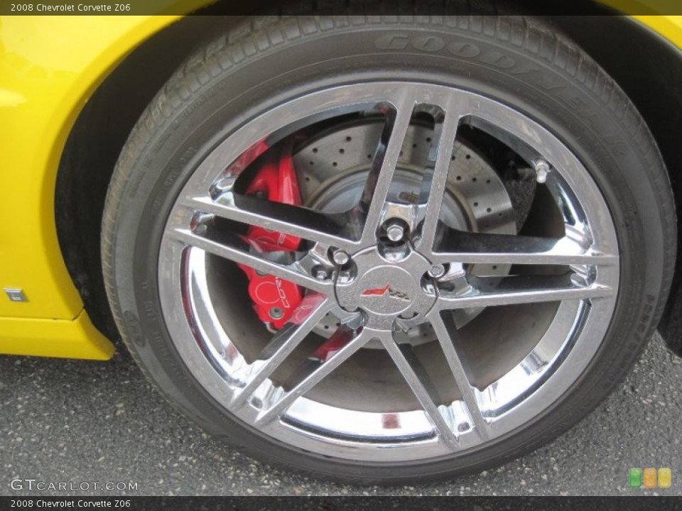 2008 Chevrolet Corvette Z06 Wheel and Tire Photo #86457702