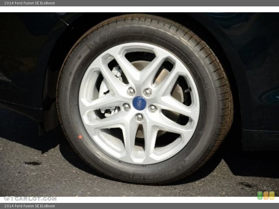 2014 Ford Fusion SE EcoBoost Wheel and Tire Photo #86459661