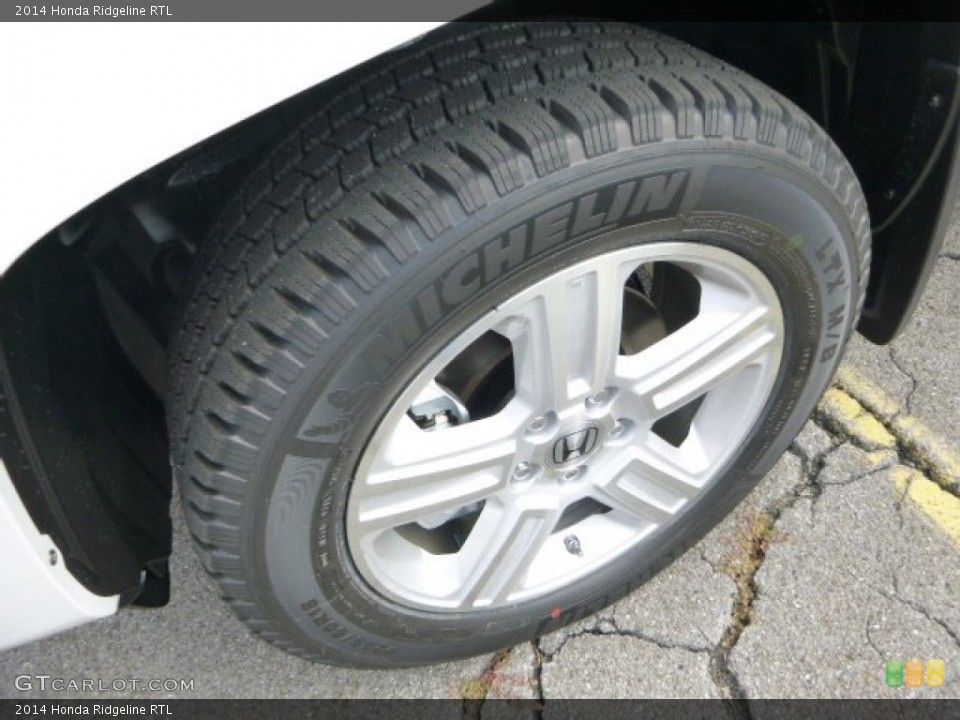 2014 Honda Ridgeline RTL Wheel and Tire Photo #86465730