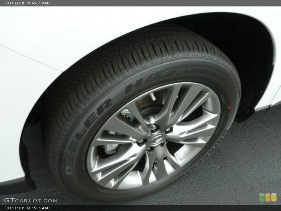 2014 Lexus RX 450h AWD Wheel and Tire Photo #86480072