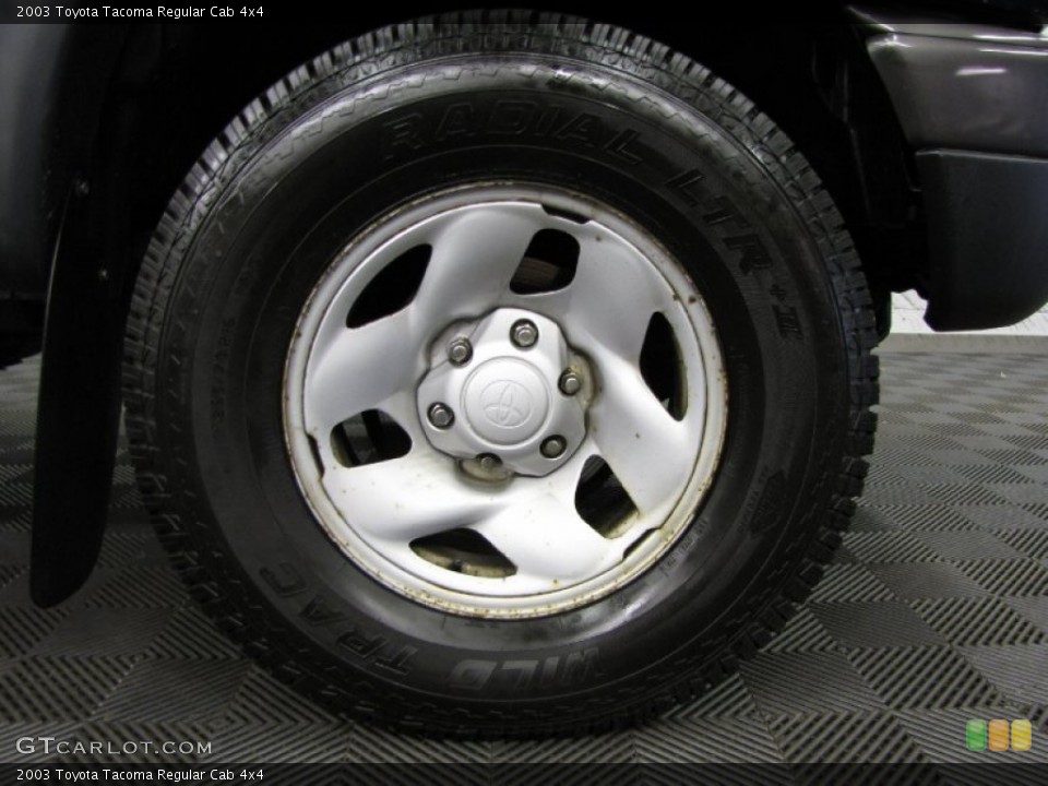 2003 Toyota Tacoma Regular Cab 4x4 Wheel and Tire Photo #86480758
