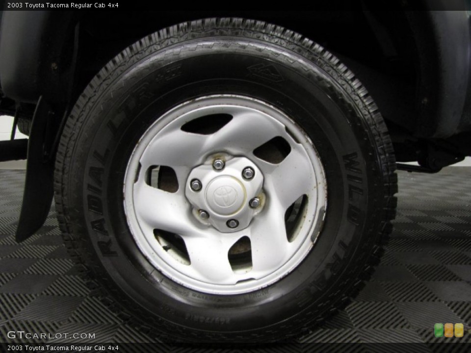 2003 Toyota Tacoma Regular Cab 4x4 Wheel and Tire Photo #86480805