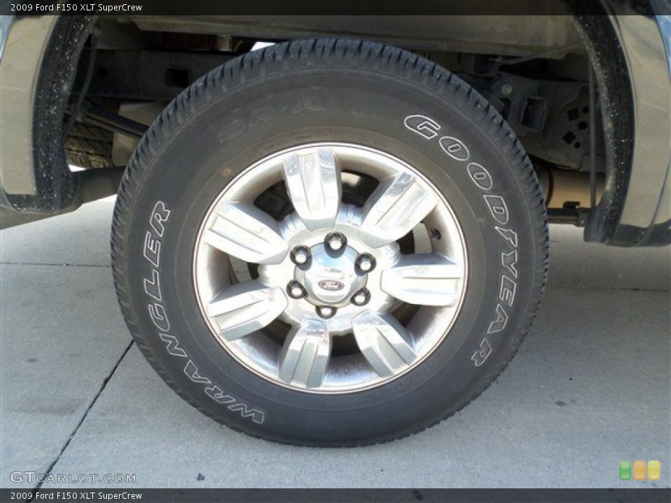 2009 Ford F150 XLT SuperCrew Wheel and Tire Photo #86486643