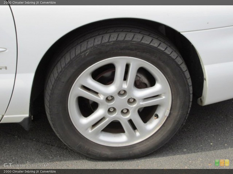2000 Chrysler Sebring JX Convertible Wheel and Tire Photo #86502771