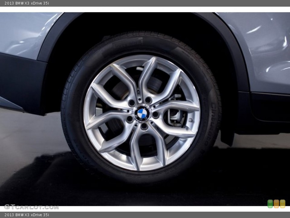 2013 BMW X3 xDrive 35i Wheel and Tire Photo #86510713